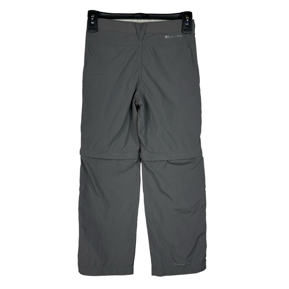 Columbia Youth Boys Small (8) Convertible Pants Omni-Shield Pocket Zip-Fly Gray - Picture 4 of 13